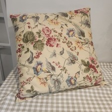 Beautiful Hand Made Laura Ashley Vintage Cushion 40x40 With Insert
