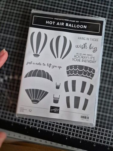 Stampin hot air balloon - stampin',