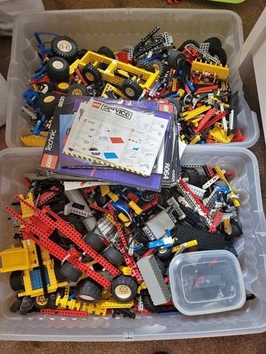 Lego technic 1kg mixed parts - lego,