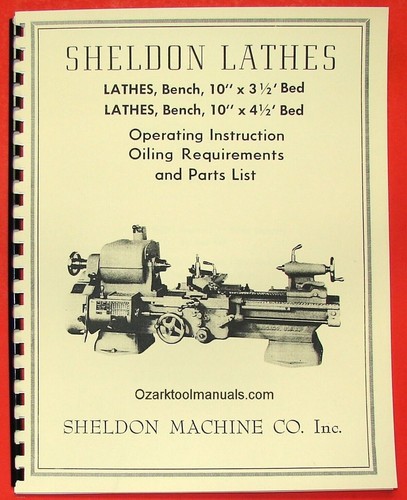 Sheldon old metal lathe - old, 10"