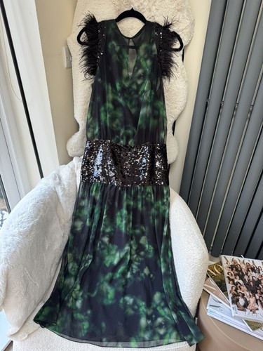 Zara feather sequin detail - zara,