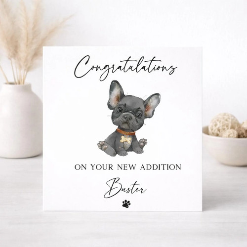 Personalised new puppy - personalised,