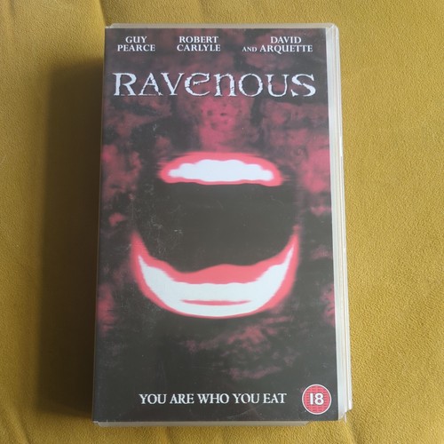 Ravenous vhs pal video tape - ravenous,