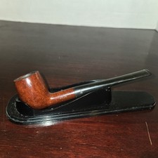 Vintage Estate Pipe, Genuine Briar, Chestnut Billiard Tobacco Estate Pipe 