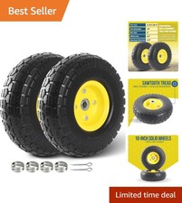 2-Pack 10-Inch Solid Tire