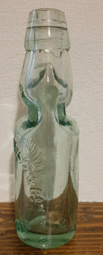 Antique aqua glass codd - aqua, codd-neck