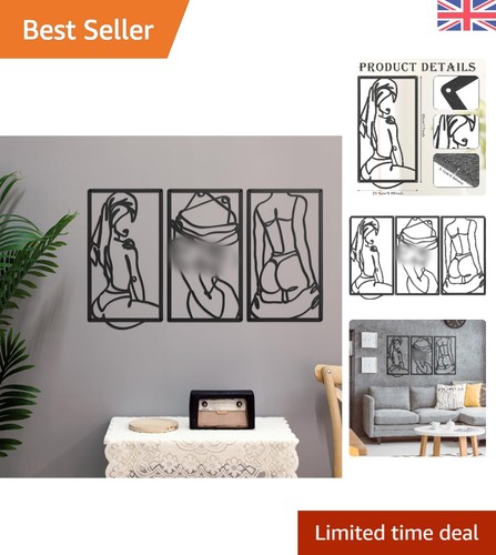 Chic piece abstract metal - 3-piece,