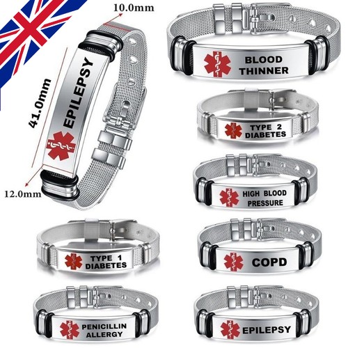 Silver medical alert - medical,