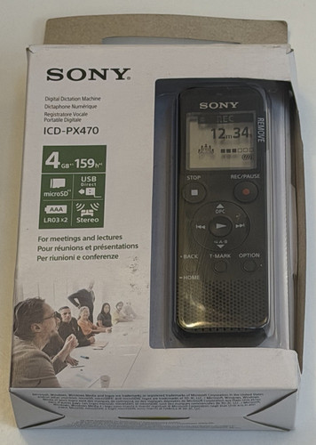 Sony icd px470 - sony, icd-px470