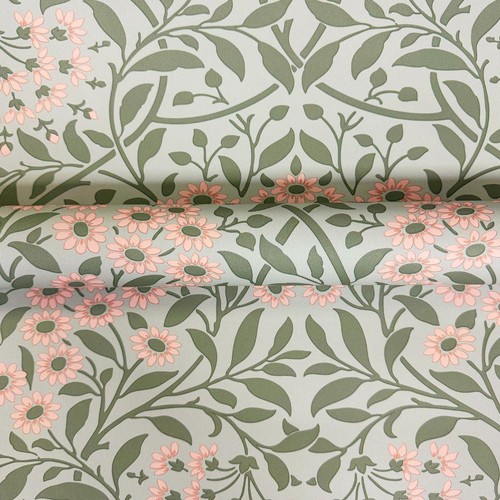 Damask wallpaper botanical - damask,