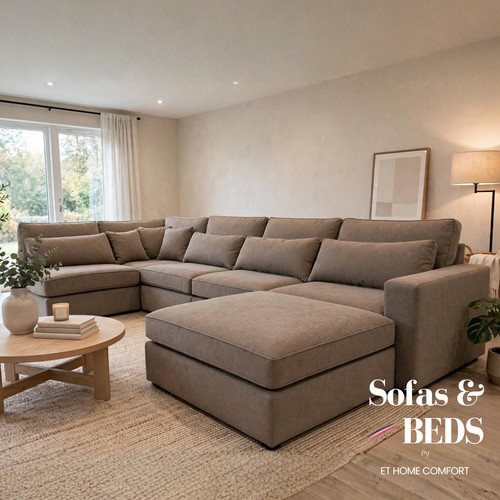 Luxury ruby corner sofa full - ruby,
