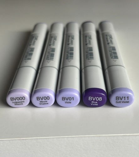 Copic sketch violet purple set - violet,
