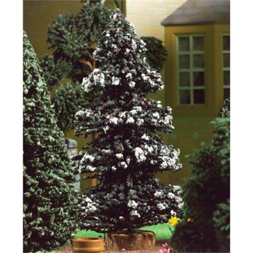 12th scale snowy pine tree - scale,