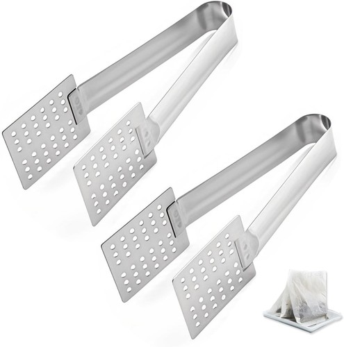 Tea bag squeezer tongs - bag,