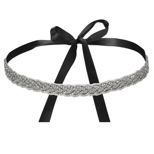 Bridal belt 2cm wide sparkly - bridal,