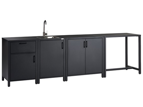 Outdoor kitchen set - with, sink
