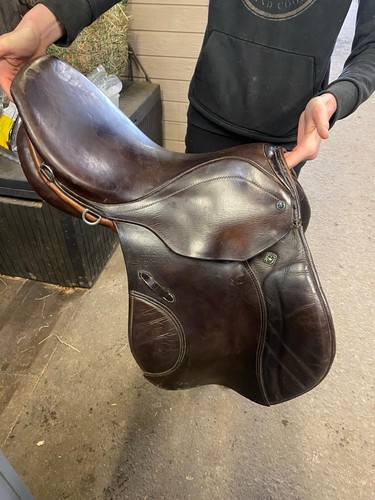 Stübben brown jump saddle - brown,