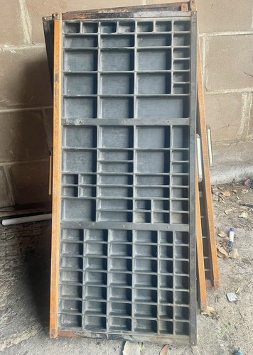 Vintage printers tray - printers, in
