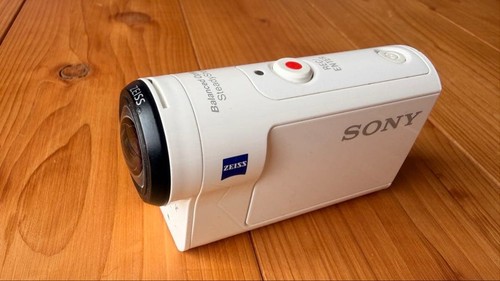 Sony hdr as300 white action - sony,