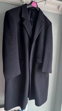 Men’s Dark Navy Wool Crombie