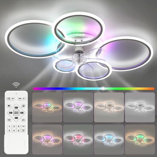 Led ceiling fan light - light, dimmable