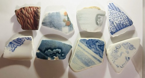 Sea glass from japan - glass,