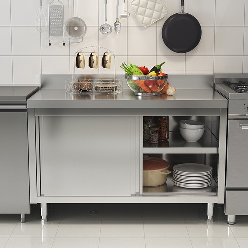 Stainless steel work table - work,