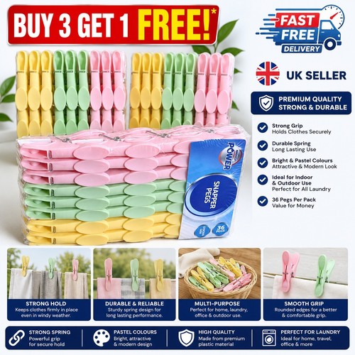 Clothes pegs heavy duty - clothes,