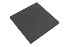 Black Quarry Fireplace Hearth Tiles (146mm x 146mm) 5.75'' Charcoal Fire Tile