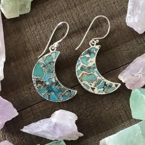 Silver plated turquoise - plated,