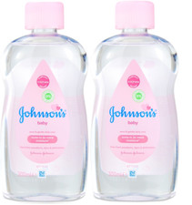 PACK OF 2 Johnsons Baby Oil Gentle Daily Care 200ml