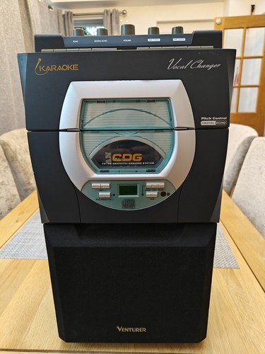Venturer black karaoke system - karaoke,