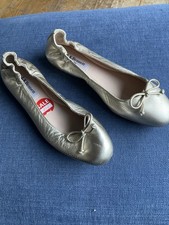 LK BENNETT  GOLD SOFT PUMP