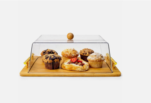 Bamboo serving tray with - bamboo,