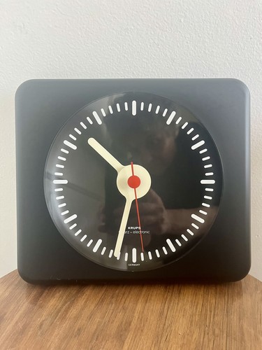 Vintage 1970s krups wall - vintage, clock