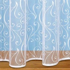 Net Curtain Scroll Design With