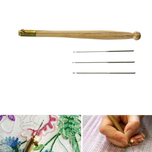 Tambour hook with needles - hook,