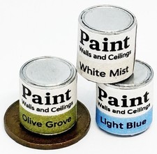 Dolls House Paint Tins