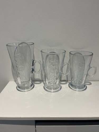 Costa latte glasses - costa, x3
