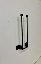 HANDMADE IN UK 1 PAIR WROUGHT IRON WALL MOUNTED WELLY WELLINGTON BOOT RACK STAND