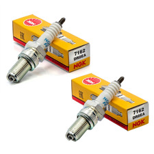 NGK Spark Plug (2x) DR8EA MOTO