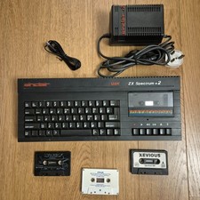 Sinclair ZX Spectrum 128k Plus +2B Refurbished Computer Vintage Tested & Working