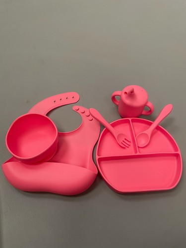 Baby feeding set silicone - feeding,