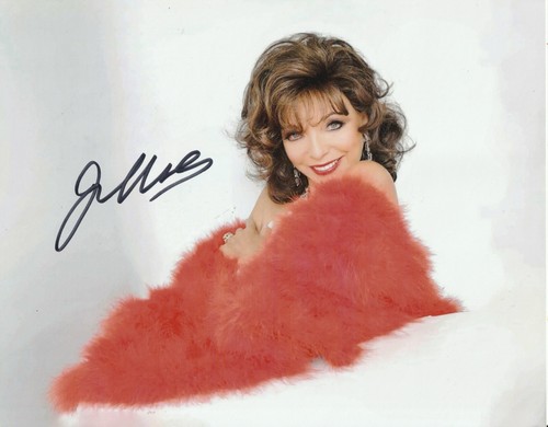 Joan collins hand signed 10x8 - hand,