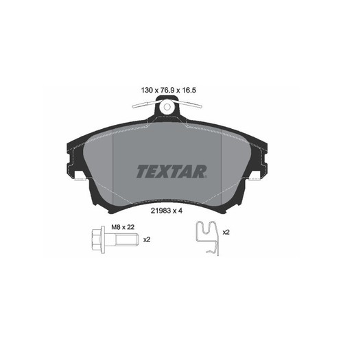 Textar 2198304 brake pads - 2198304,