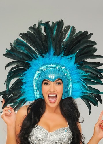 Rio carnival turquoise blue - turquoise,
