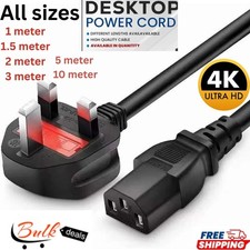 Power Cord UK Plug to IEC