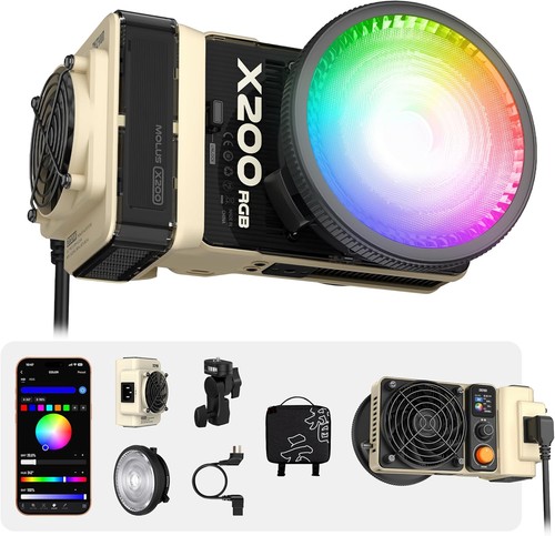 Zhiyun molus x200 rgb - x200, 200w