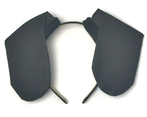 Black dog ears headband - black,