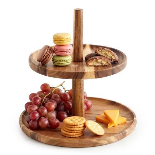 Tier wooden cupcake stand - tier,